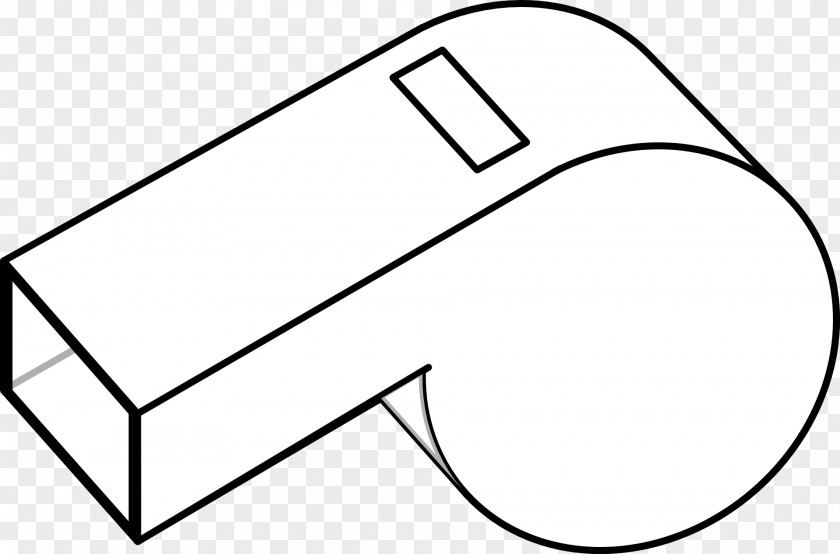 Whistle Black And White Clip Art PNG