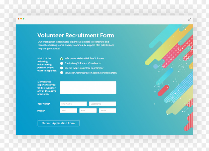 Non Profit Organization Form PHP Contact Page Template Ajax PNG