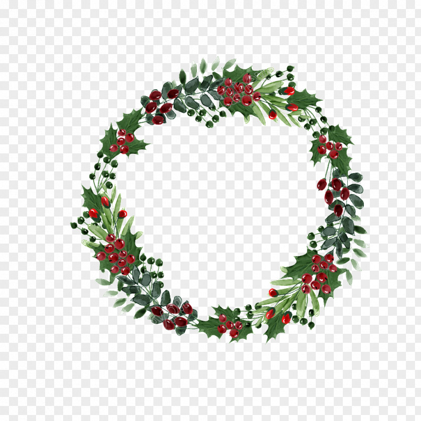 Oss Symbol Wreath Christmas Ornament Day Holly Garland PNG
