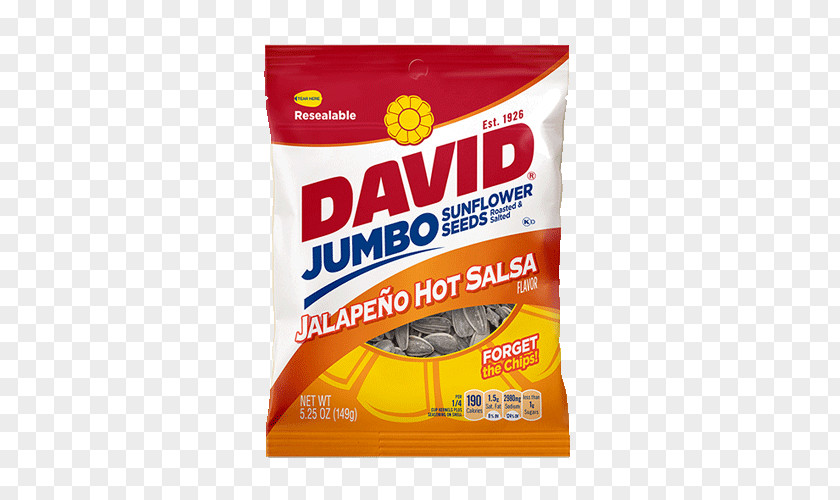 Salt Salsa David Sunflower Seeds Nachos Jalapeño PNG