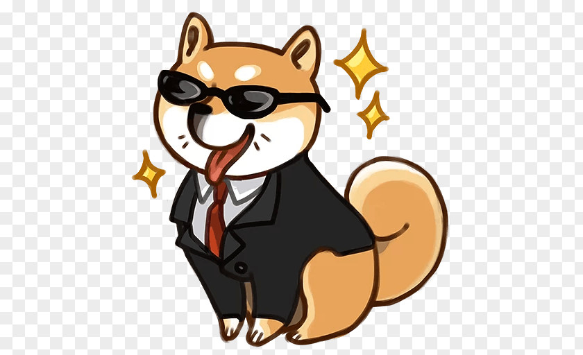 Squirrel Glasses Shiba Inu Cartoon PNG