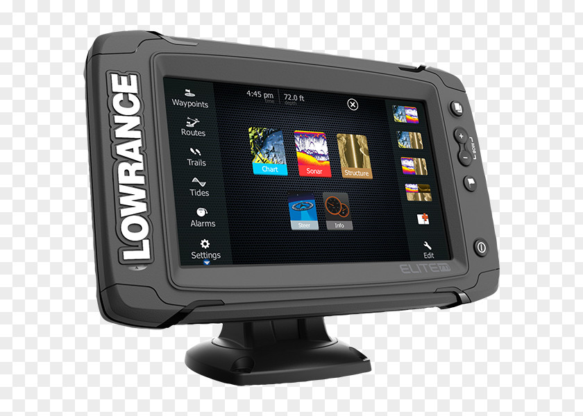 Chartplotter Lowrance Electronics Fish Finders Touchscreen Marine PNG
