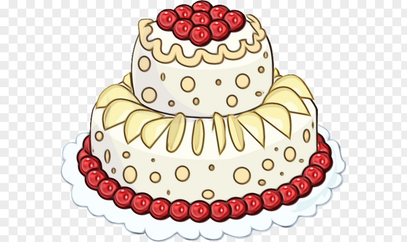 Dish Fondant Cartoon Birthday Cake PNG