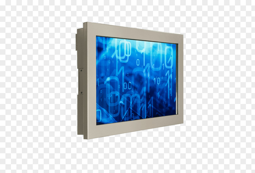 Disign Cobalt Blue Display Device Flat Panel Multimedia PNG