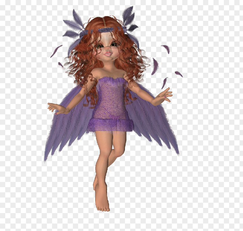 Fairy Purple Doll Angel M PNG