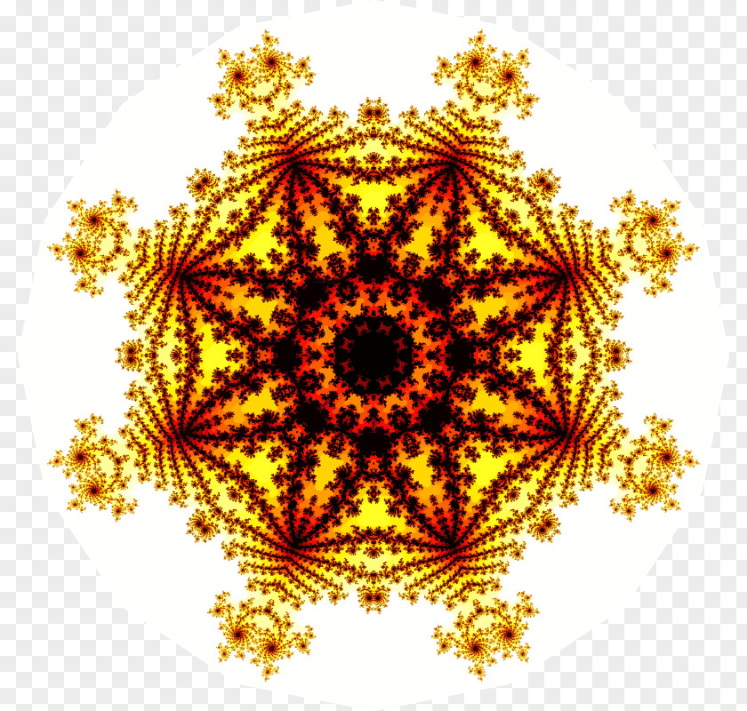 Fractal Art Symmetry Pattern PNG