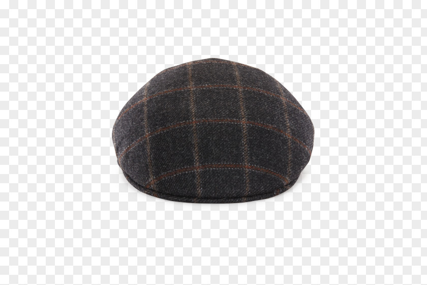 Imports Panel Tartan Brown Wool Hat PNG