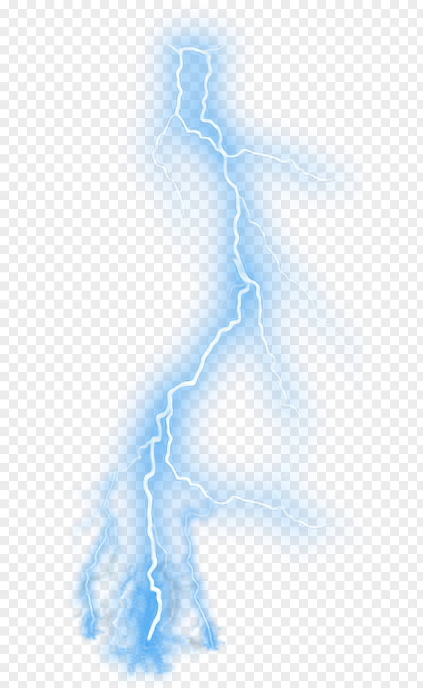 Lightning Blue Thunderstorm Clip Art PNG
