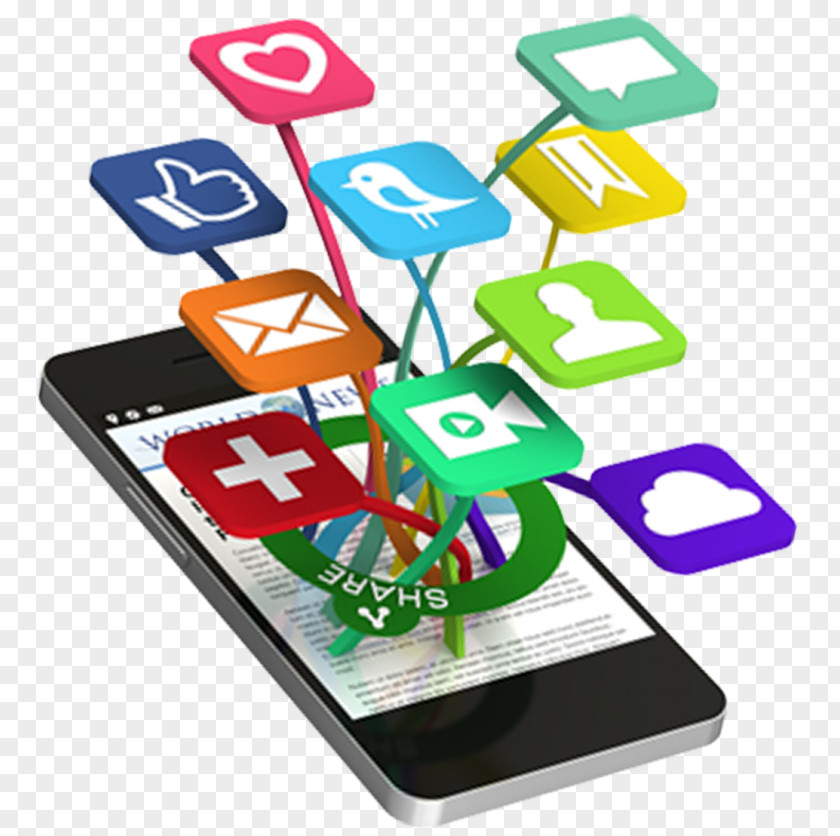Marketing Social Media Digital Mobile Phones Networking Service PNG