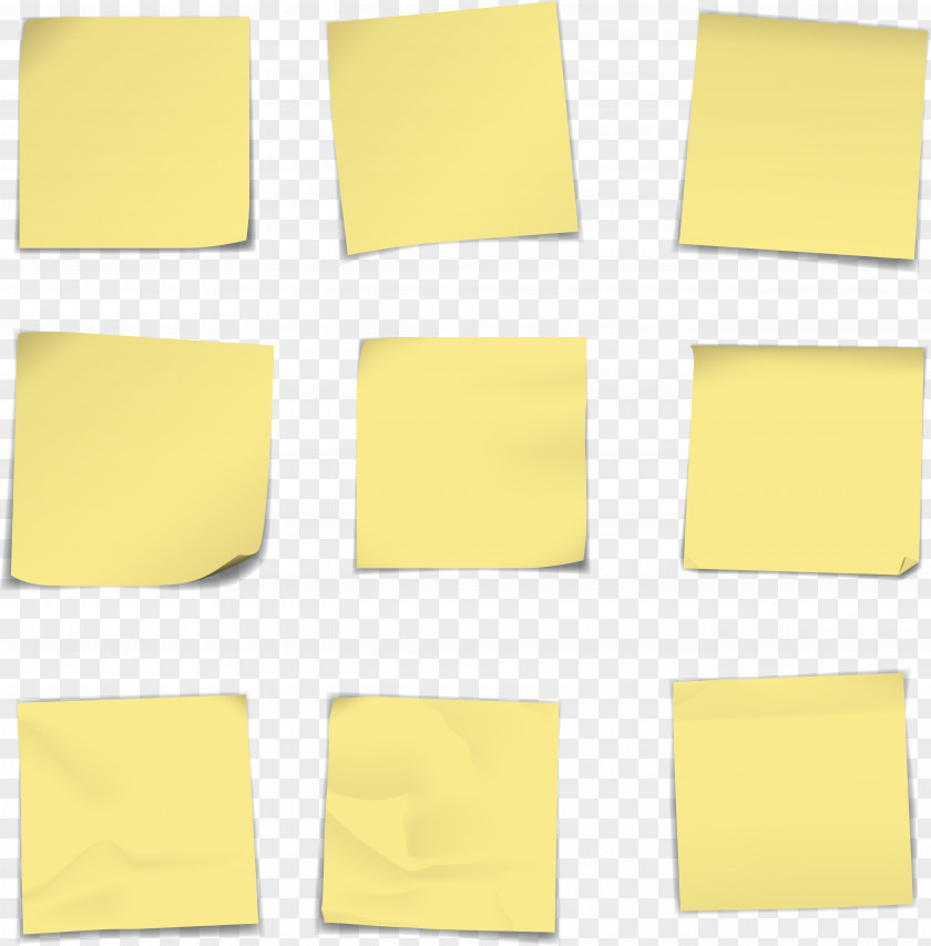 Post-it Note Paper Drawing Yellow PNG