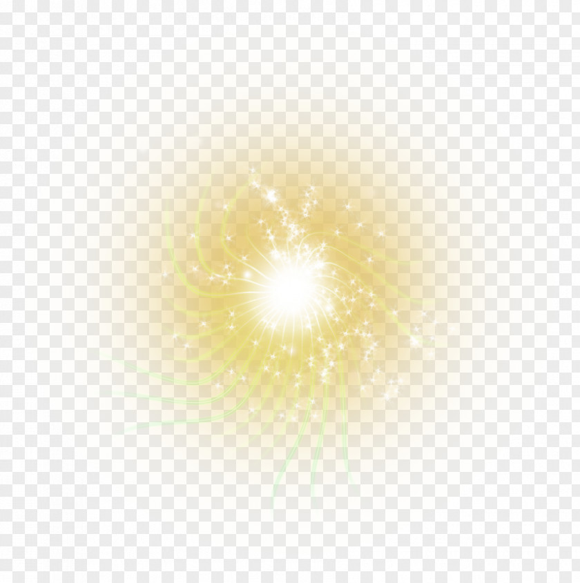 Yellow Light Effect Element PNG light effect element clipart PNG