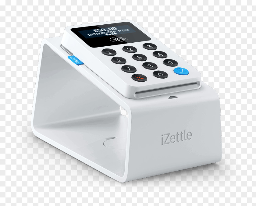 Business IZettle Card Reader Contactless Payment Credit PNG