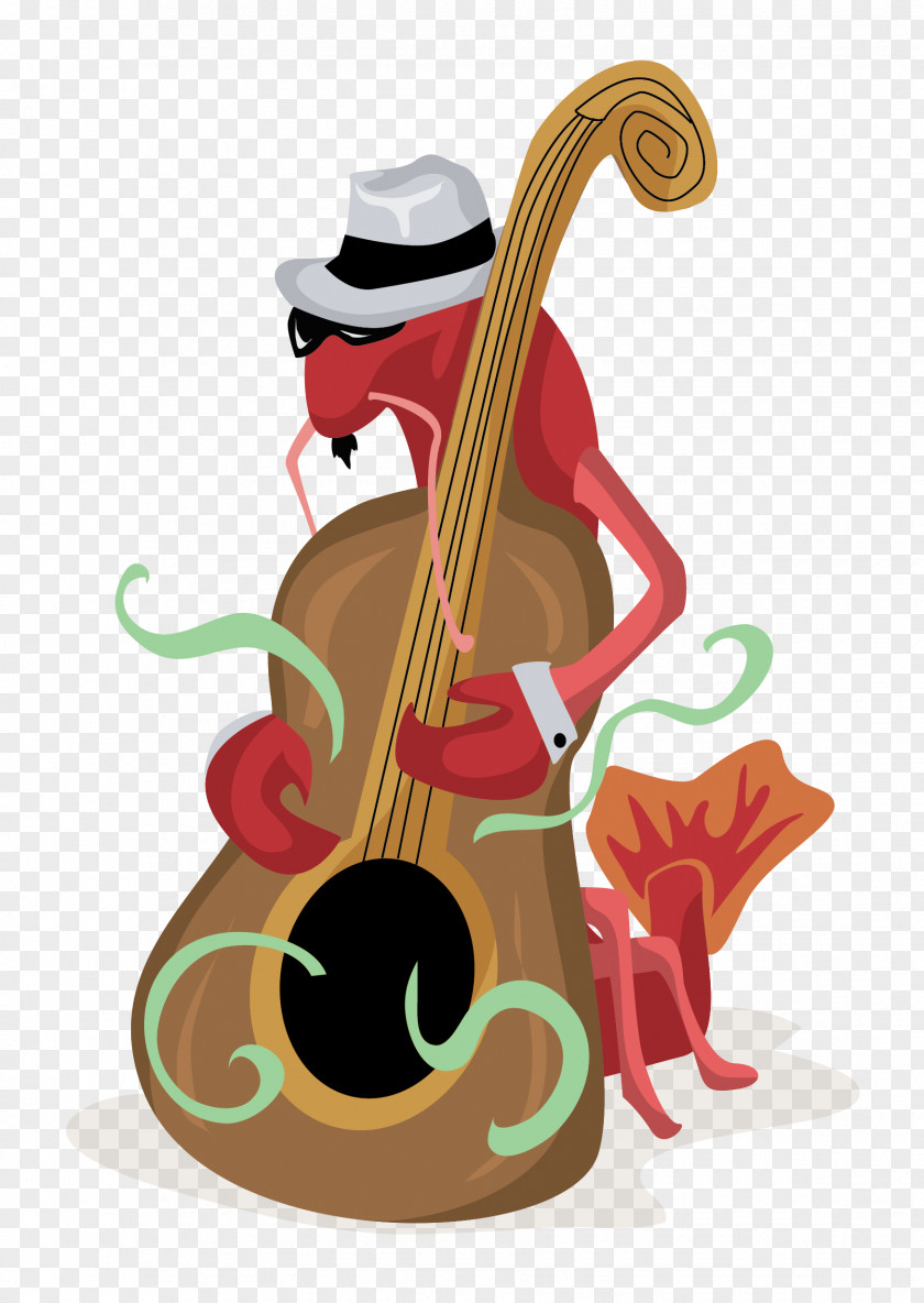 Spicy Crayfish Cello Violin Double Bass Viola PNG