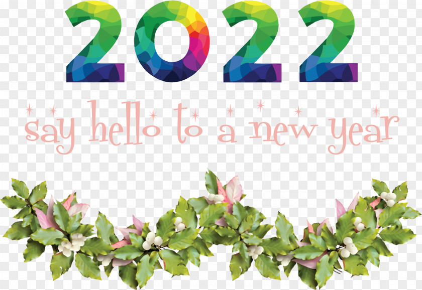 2022 Happy New Year PNG