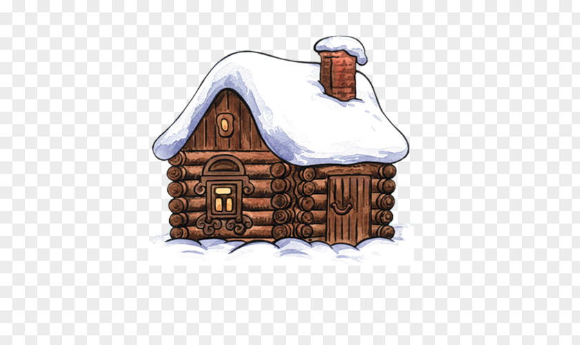 Christmas Cabin Clip Art Cottage Illustration Image PNG