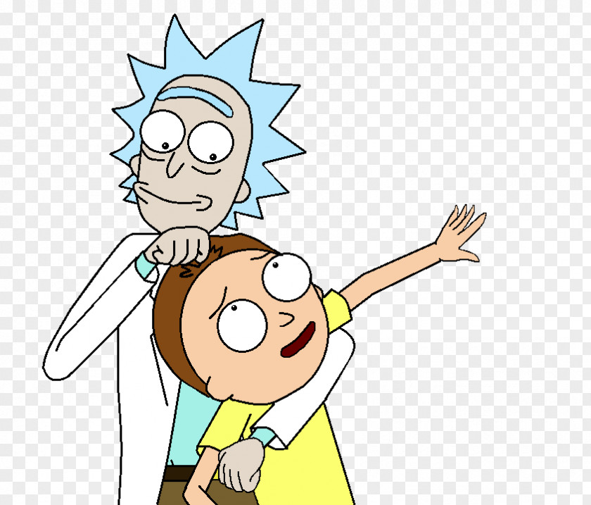 Rick And Morty Smith Sanchez Sticker T-shirt PNG