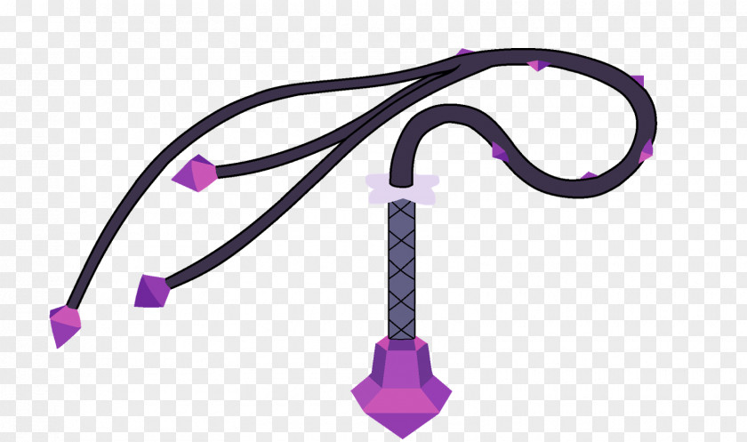 Amethyst Pearl Whip Gemstone Weapon PNG