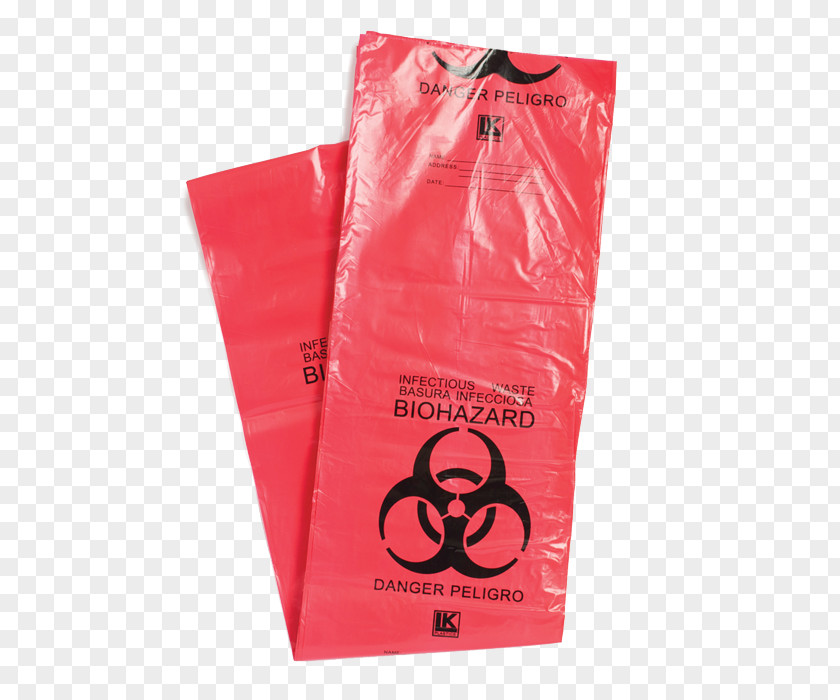 Bag Plastic Paper Biological Hazard Sharps Waste PNG