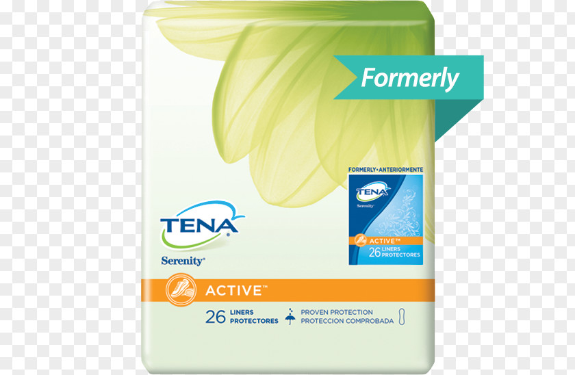 Former TENA Pantyliner Incontinence Pad Always Urinary PNG