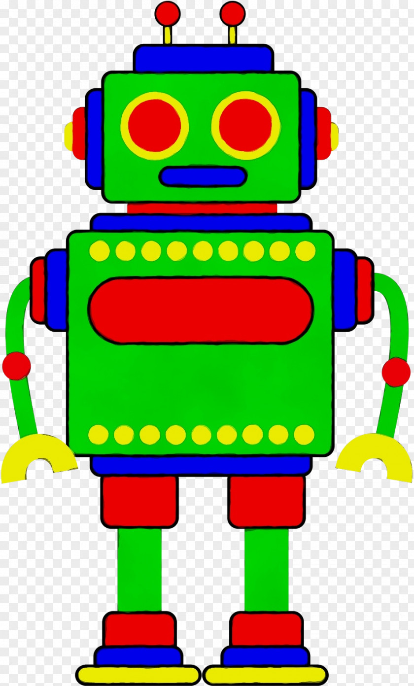 Green Robot Toy Machine PNG