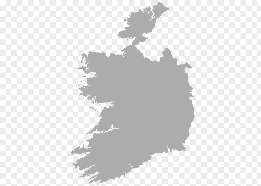 Map Republic Of Ireland Vector Graphics Blank PNG