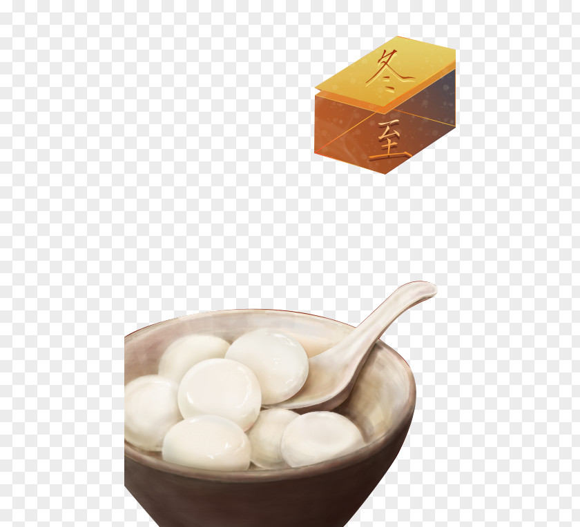 Round Solar Terms Of The Winter Solstice Tangyuan Dongzhi Term Wonton PNG