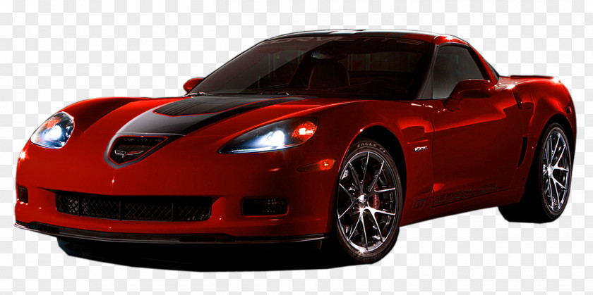 Sports Car Chevrolet Corvette ZR1 (C6) Animation Clip Art PNG