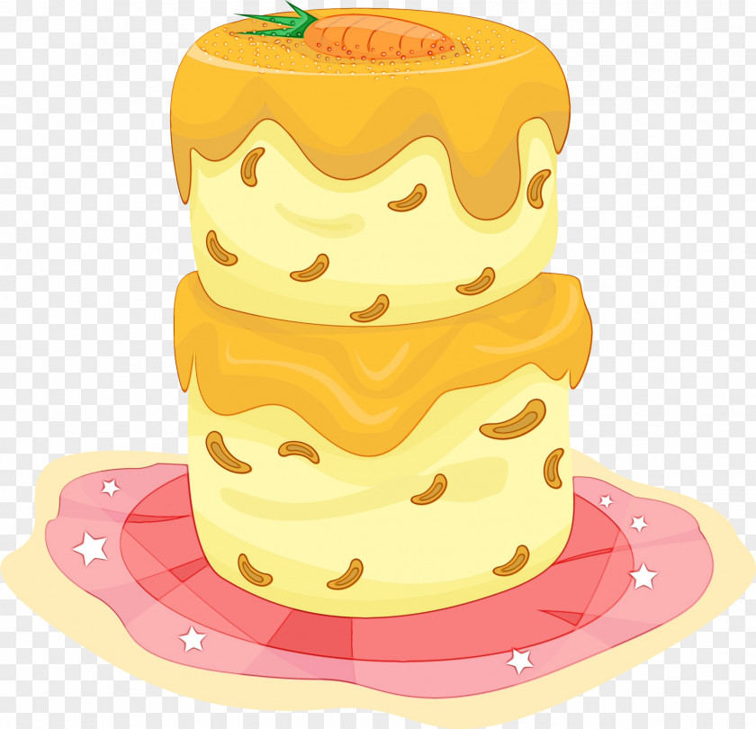 Sugar Cake Decorating Yellow Food Supply Clip Art Stack PNG