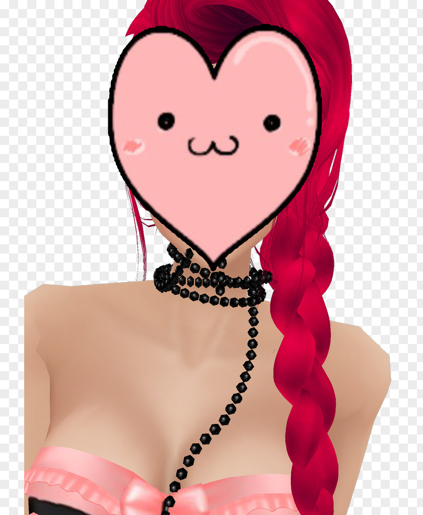 Valentine's Day Cartoon Pink M Character PNG