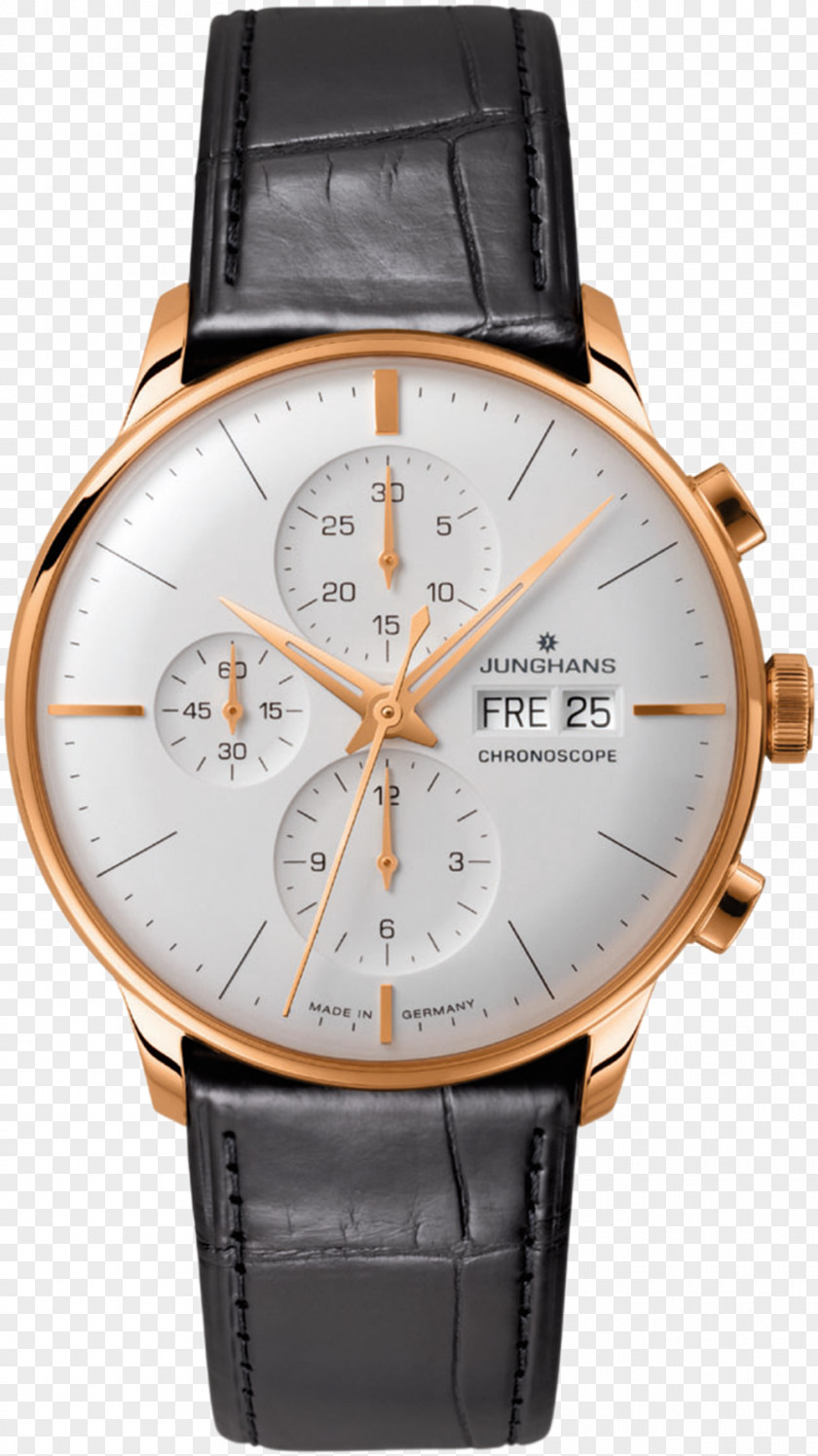 Watch Junghans Strap Chronograph Automatic PNG