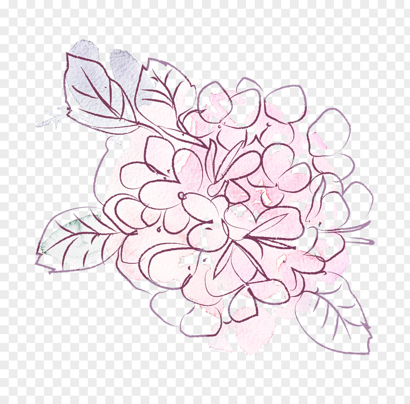 White Pink Petal Flower Plant PNG