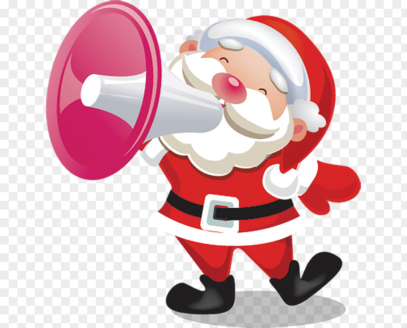 Christmas Album Santa Claus Talking PNG