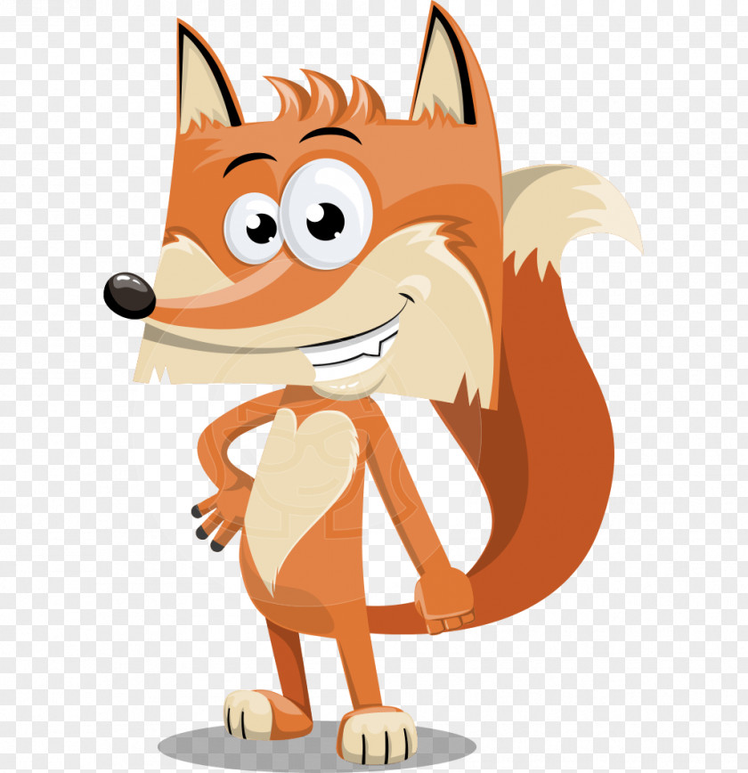 Fox Cartoon Drawing PNG