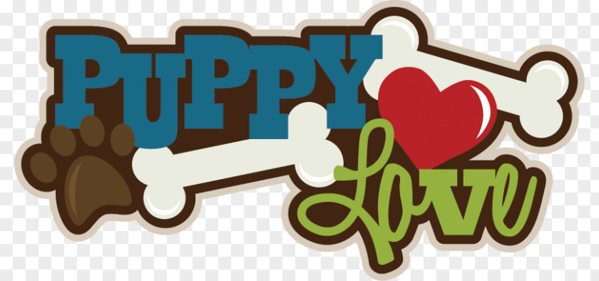 Love My Family Puppy Labradoodle Clip Art PNG