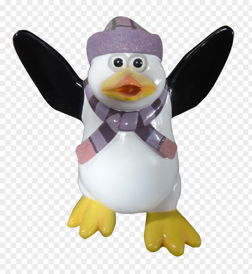 Penguin Water Bird Figurine Beak PNG