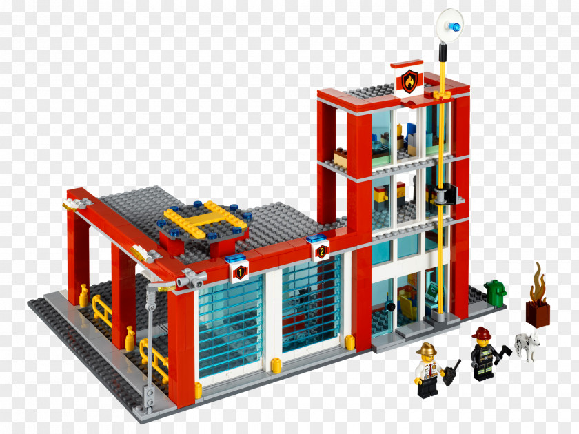 Toy Lego City LEGO 60004 Fire Station 60110 PNG