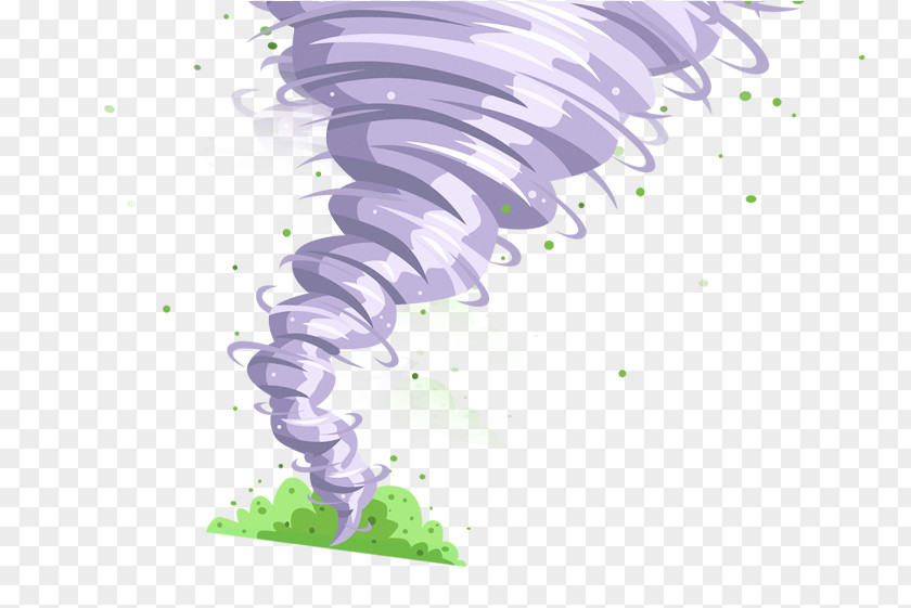 Hand-painted Tornado Wind PNG