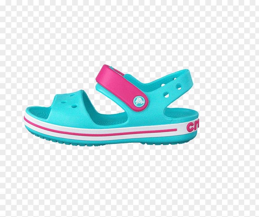 Kids Pool Sandal Shoe Crocs Keen Turquoise PNG