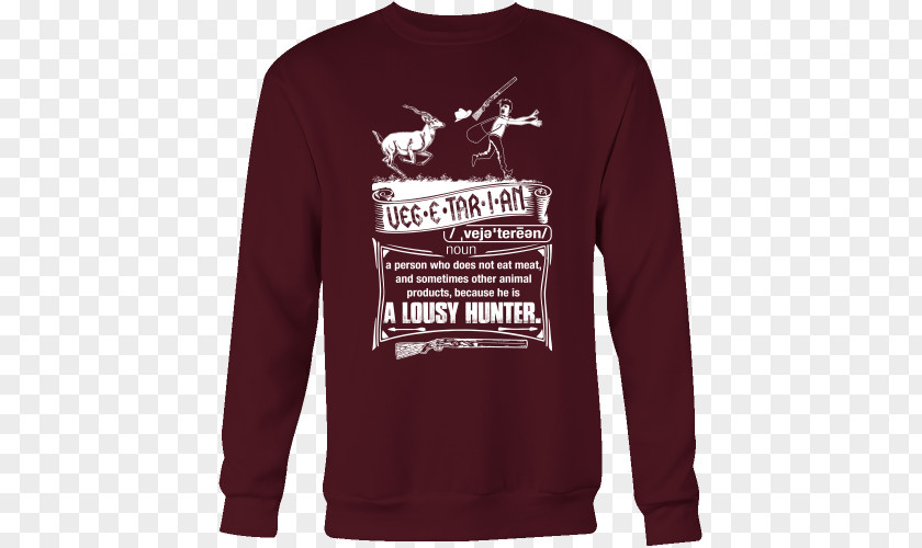 Maroon Vs Sweatshirt T-shirt Hoodie Sweater Sleeve PNG