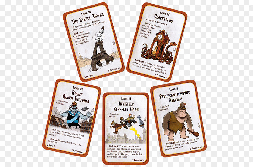 Steve Jackson Games Munchkin Steampunk Deluxe Playing Card PNG