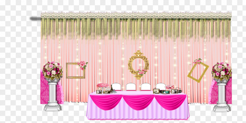 Wedding Sign Curtain Textile PNG