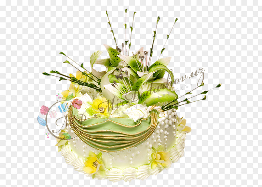 Birthday Floral Design Cake Torte Ikebana PNG