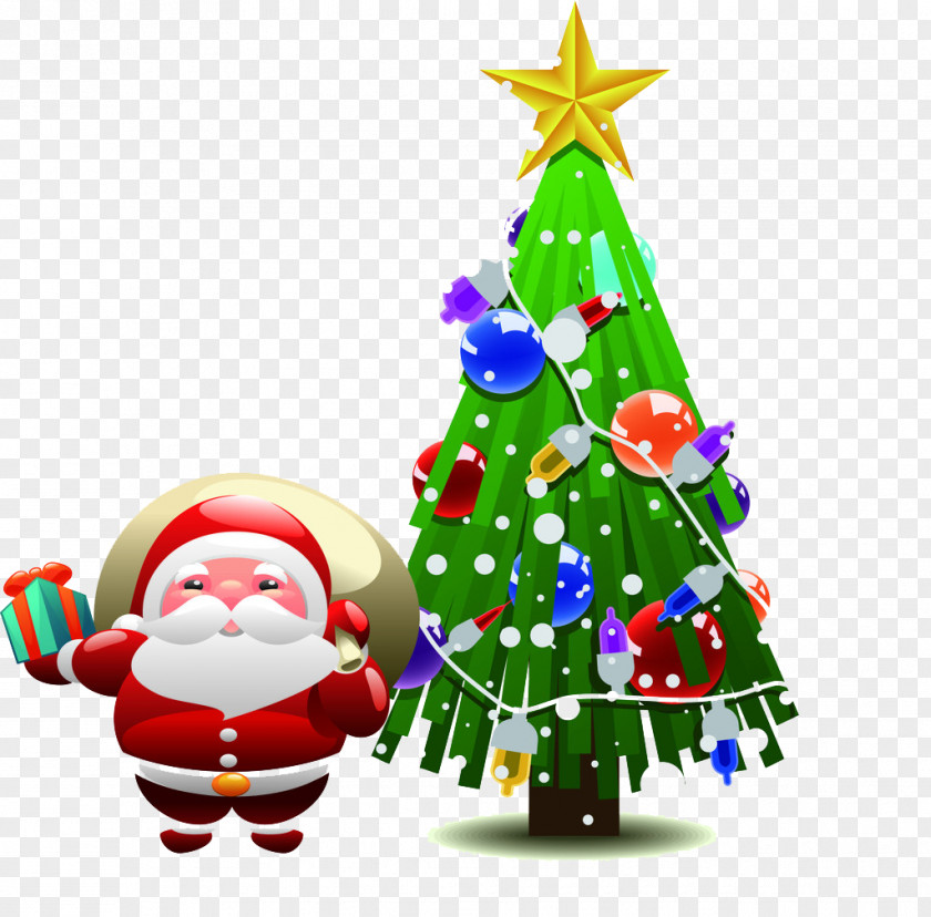 Christmas Tree Holiday Santa Creative People Claus PNG