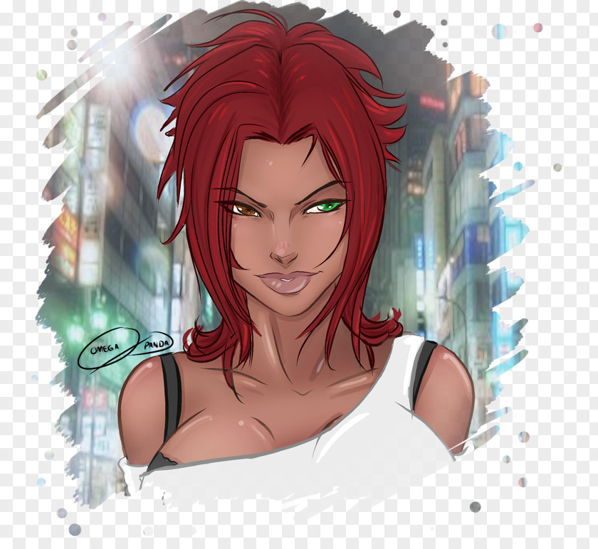 Fierce Expression Hair Coloring The Minotauress Face Eyebrow PNG