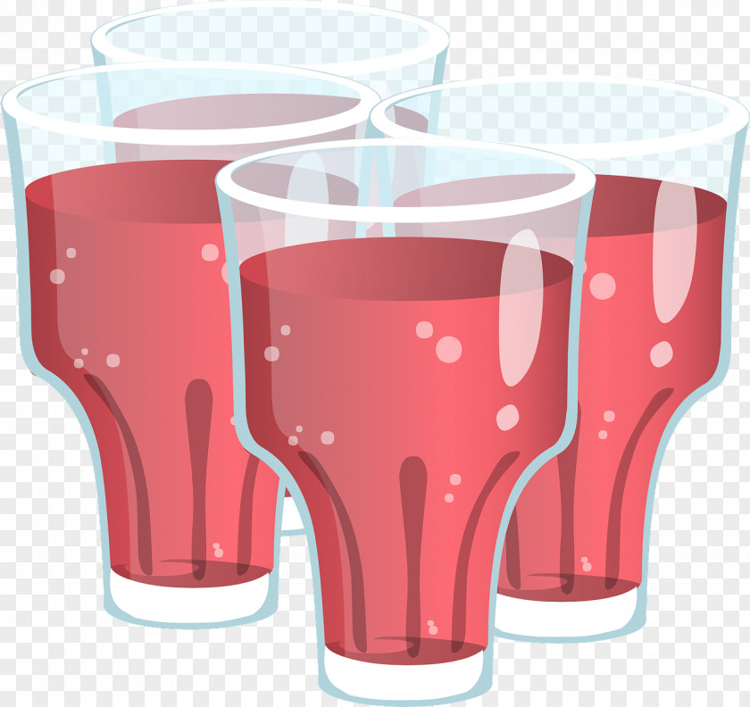 Liquid Tableware Red Drink Drinkware Pink Glass PNG