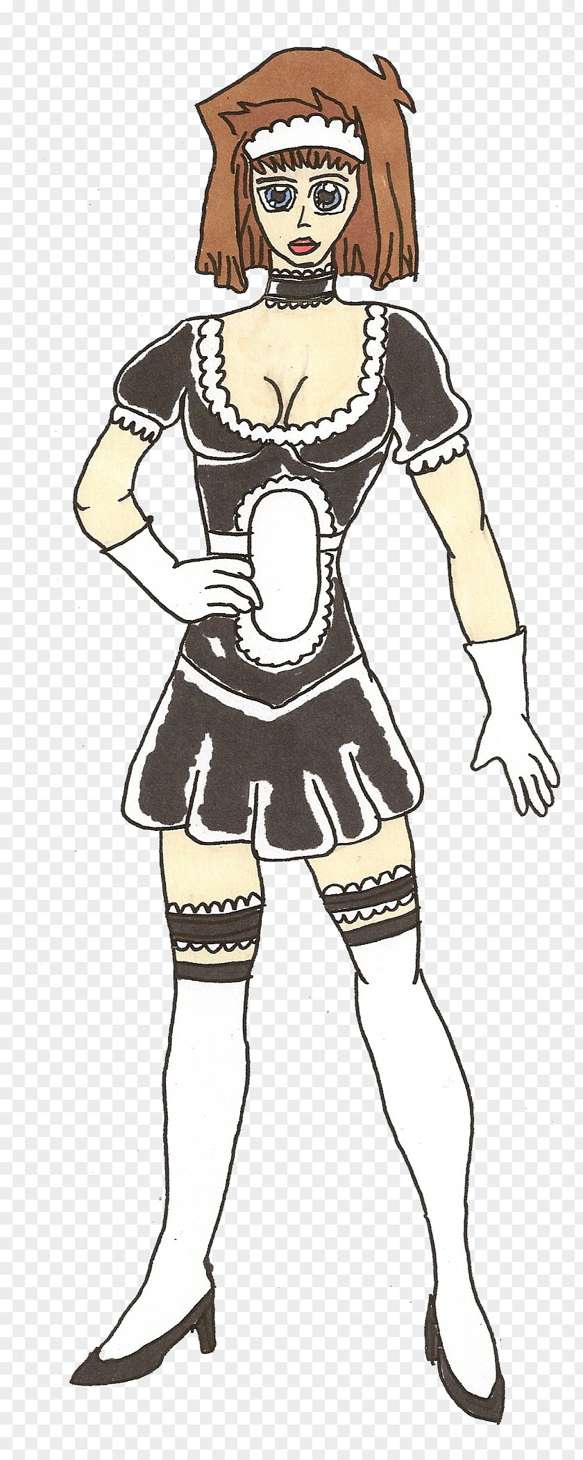 Maid Work Of Art Drawing PNG