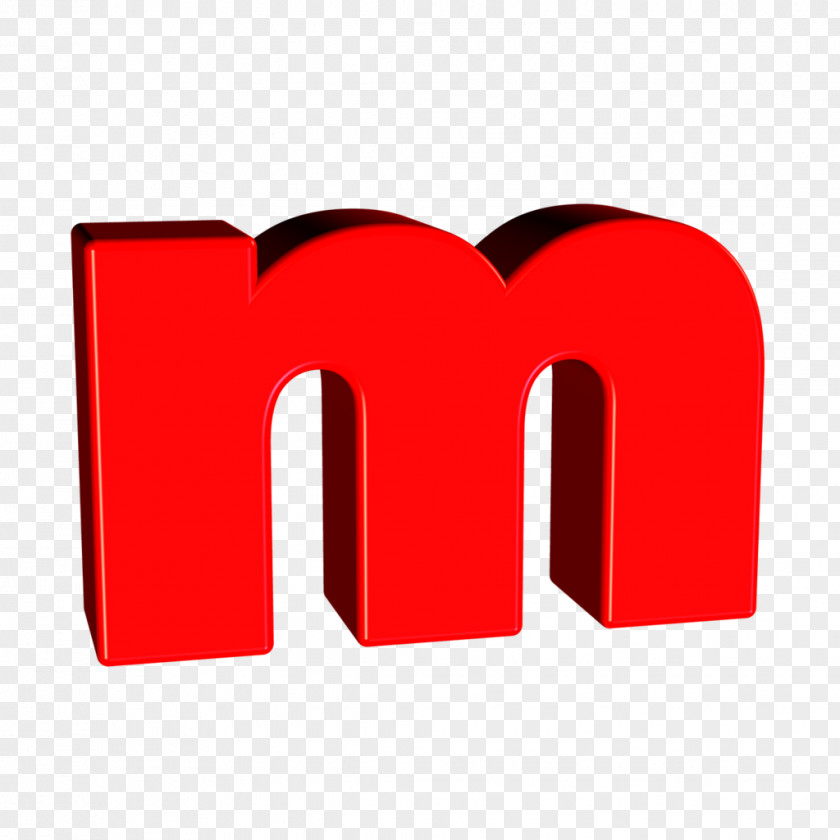 Material Property Red Alphabet PNG