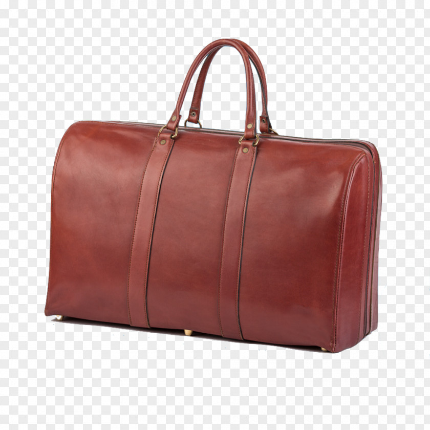 Travel Leather Handbag Suitcase PNG