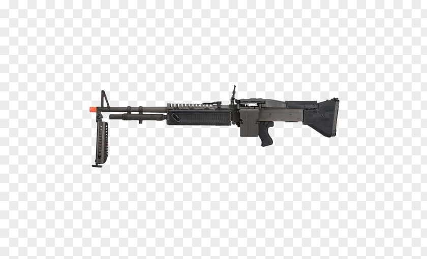 Black Machine Gun Airsoft M60 Light PNG