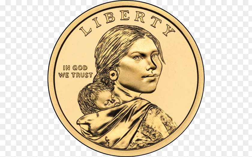 Coin Sacagawea Dollar Lewis And Clark Expedition United States PNG